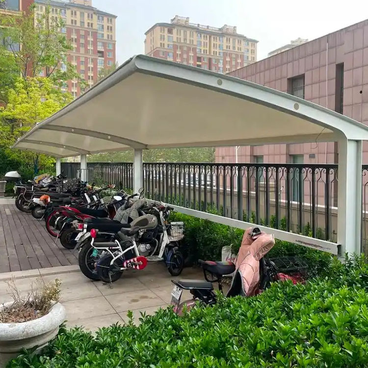 漳平市膜结构电动车棚